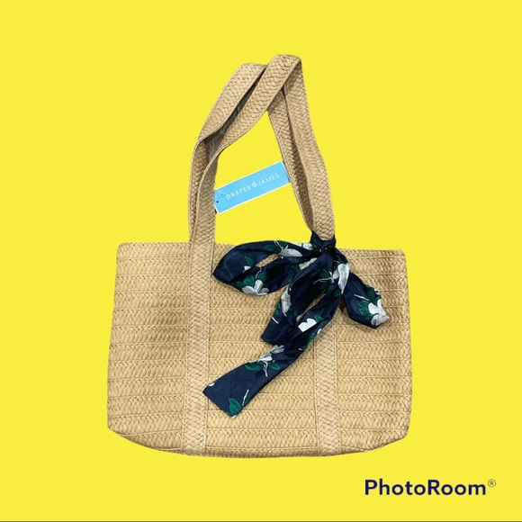 Draper James Everyday Straw Bag